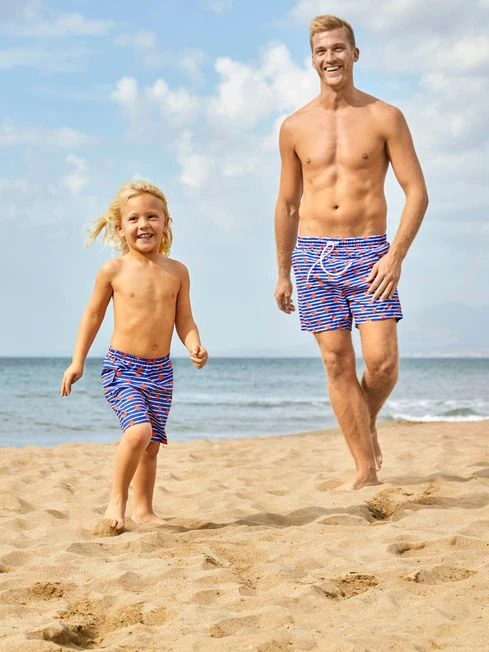 Jojo Maman Bebe JoJo Maman Bébé Crab Boys' No Nappy Swim Shorts 6 Jojo Maman Bebe JoJo Maman Bébé Crab Boys' No Nappy Swim Shorts - Image 4