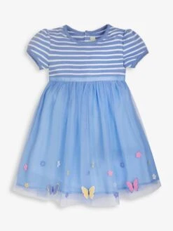 Jojo Maman Bebe JoJo Maman Bébé Cornflower Butterfly Tulle Party Dress