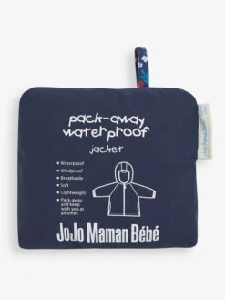 Jojo Maman Bebe JoJo Maman Bébé Woodland Waterproof Pack-Away Rain Jacket -Jojo Maman Bebe 8666H9s5