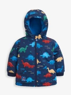 Jojo Maman Bebe JoJo Maman Bébé Dinosaur Navy Dino Waterproof Reversible Jacket 13 Jojo Maman Bebe JoJo Maman Bébé Dinosaur Navy Dino Waterproof Reversible Jacket -Jojo Maman Bebe 8677A9s3