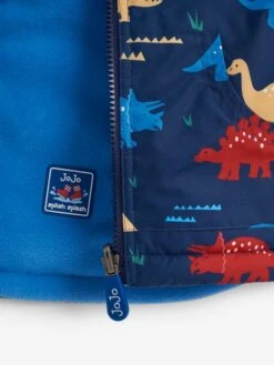 Jojo Maman Bebe JoJo Maman Bébé Dinosaur Navy Dino Waterproof Reversible Jacket 16 Jojo Maman Bebe JoJo Maman Bébé Dinosaur Navy Dino Waterproof Reversible Jacket -Jojo Maman Bebe 8677A9s6