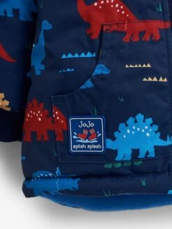Jojo Maman Bebe JoJo Maman Bébé Dinosaur Navy Dino Waterproof Reversible Jacket 17 Jojo Maman Bebe JoJo Maman Bébé Dinosaur Navy Dino Waterproof Reversible Jacket -Jojo Maman Bebe 8677A9s7