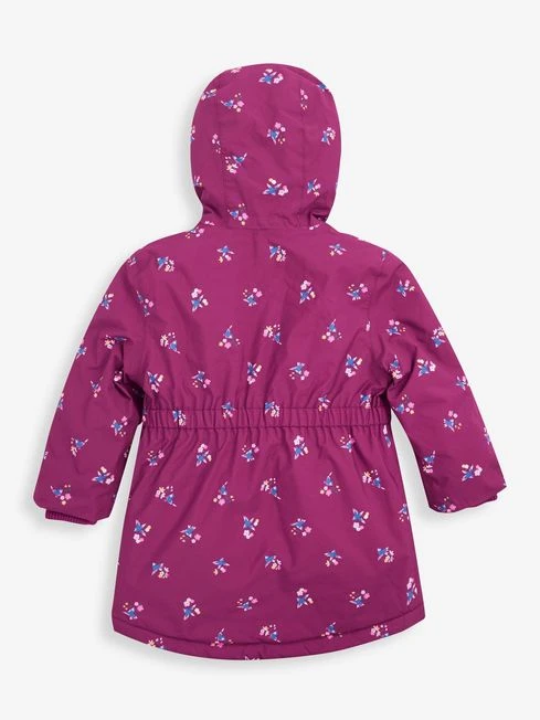 Jojo Maman Bebe JoJo Maman Bébé Bird Berry Print Waterproof Pretty Parka 7 Jojo Maman Bebe JoJo Maman Bébé Bird Berry Print Waterproof Pretty Parka - Image 5