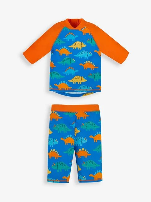 Jojo Maman Bebe JoJo Maman Bébé Dinosaur 2-Piece UPF 50 Sun Protection Suit 3 Jojo Maman Bebe JoJo Maman Bébé Dinosaur 2-Piece UPF 50 Sun Protection Suit