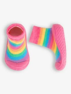 Jojo Maman Bebe JoJo Maman Bébé Rainbow Indoor Outdoor Slipper Socks -Jojo Maman Bebe 888930s3
