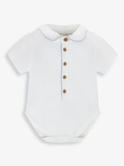 Jojo Maman Bebe JoJo Maman Bébé Blue 2-Piece Blue & White Peter Pan Collar Shirt & Shorts Set 12 Jojo Maman Bebe JoJo Maman Bébé Blue 2-Piece Blue & White Peter Pan Collar Shirt & Shorts Set -Jojo Maman Bebe 891597s4