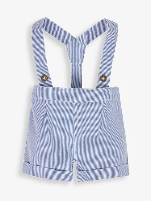 Jojo Maman Bebe JoJo Maman Bébé Blue 2-Piece Blue & White Peter Pan Collar Shirt & Shorts Set 7 Jojo Maman Bebe JoJo Maman Bébé Blue 2-Piece Blue & White Peter Pan Collar Shirt & Shorts Set - Image 5