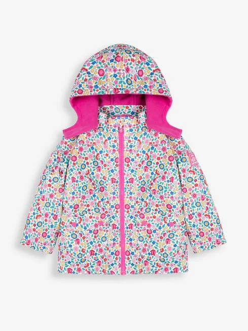 Jojo Maman Bebe JoJo Maman Bébé Meadow 4-in-1 Waterproof Polarfleece Jacket 4 Jojo Maman Bebe JoJo Maman Bébé Meadow 4-in-1 Waterproof Polarfleece Jacket - Image 2