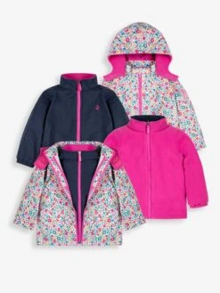 Jojo Maman Bebe JoJo Maman Bébé Meadow 4-in-1 Waterproof Polarfleece Jacket 11 Jojo Maman Bebe JoJo Maman Bébé Meadow 4-in-1 Waterproof Polarfleece Jacket -Jojo Maman Bebe 8935Q4s5