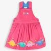 Jojo Maman Bebe JoJo Maman Bébé Raspberry Dino Applique Cord Pinafore Dress -Jojo Maman Bebe 899131s