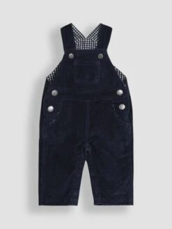 Jojo Maman Bebe JoJo Maman Bébé Navy 2-Piece Classic Cord Dungarees & Breton Top Sets -Jojo Maman Bebe 89H999s2