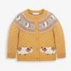 Jojo Maman Bebe JoJo Maman Bébé Mustard Guinea Pig Fair Isle Cardigan 2 Jojo Maman Bebe JoJo Maman Bébé Mustard Guinea Pig Fair Isle Cardigan -Jojo Maman Bebe 89R940s