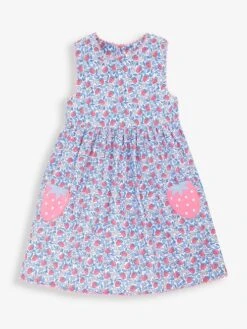 Jojo Maman Bebe JoJo Maman Bébé Blue Strawberry Bloom Print & Strawberry Pockets Summer Dress 13 Jojo Maman Bebe JoJo Maman Bébé Blue Strawberry Bloom Print & Strawberry Pockets Summer Dress -Jojo Maman Bebe 934033s5