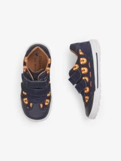 Start-Rite Navy Start-Rite Lion First Steps Trainer Shoes -Jojo Maman Bebe 939183s4