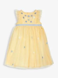 Jojo Maman Bebe JoJo Maman Bébé Yellow Floral Tulle Party Dress 14 Jojo Maman Bebe JoJo Maman Bébé Yellow Floral Tulle Party Dress -Jojo Maman Bebe 945504s6