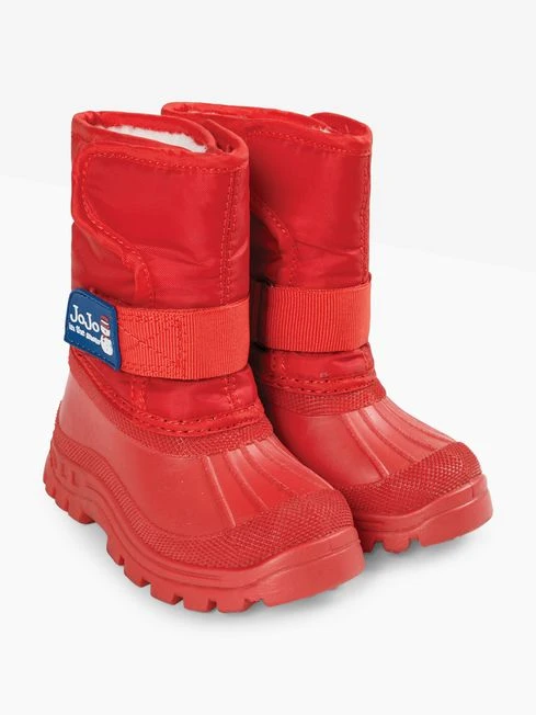 Jojo Maman Bebe JoJo Maman Bébé Red Alpine Snow Boots 3 Jojo Maman Bebe JoJo Maman Bébé Red Alpine Snow Boots