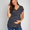 Jojo Maman Bebe JoJo Maman Bébé Navy Spot Maternity Blouse -Jojo Maman Bebe 948933s