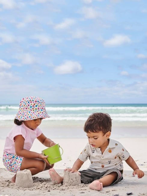 Jojo Maman Bebe JoJo Maman Bébé Natural Boys' Safari Heads Embroidered Polo Shirt 5 Jojo Maman Bebe JoJo Maman Bébé Natural Boys' Safari Heads Embroidered Polo Shirt - Image 3