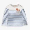 Jojo Maman Bebe JoJo Maman Bébé Cream Fox Pocket Breton Top -Jojo Maman Bebe 949169s
