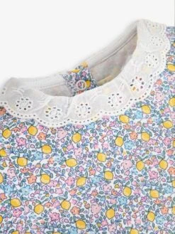 Jojo Maman Bebe JoJo Maman Bébé Lemon 2-Pack Ditsy Rompers -Jojo Maman Bebe 959680s4