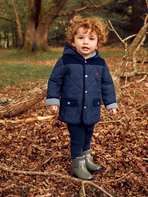 Jojo Maman Bebe JoJo Maman Bébé Navy Quilted Jacket 3 Jojo Maman Bebe JoJo Maman Bébé Navy Quilted Jacket