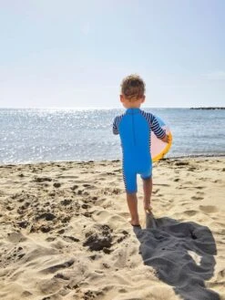 Jojo Maman Bebe JoJo Maman Bébé Blue 1-Piece UPF 50 Sun Protection Suit -Jojo Maman Bebe 977230s2