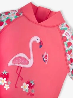 Jojo Maman Bebe JoJo Maman Bébé Strawberry Flamingo UPF 50 Long Sleeve Swimsuit -Jojo Maman Bebe 977742s5
