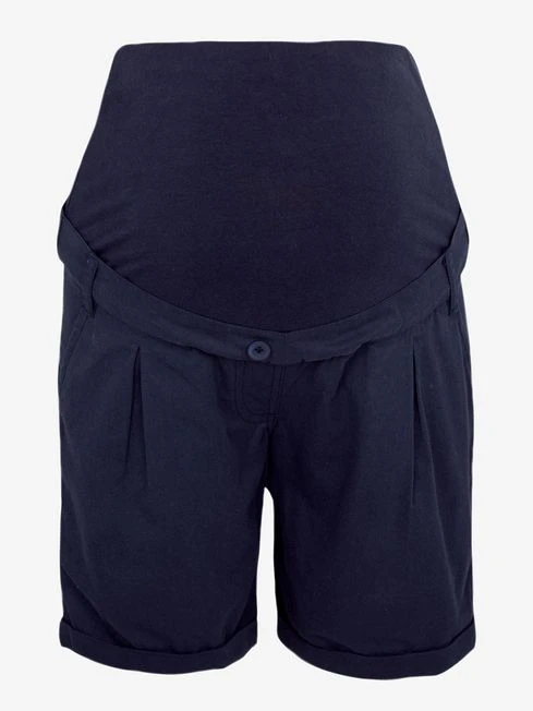 Jojo Maman Bebe JoJo Maman Bébé Navy Maternity Chino Shorts 3 Jojo Maman Bebe JoJo Maman Bébé Navy Maternity Chino Shorts