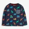 Jojo Maman Bebe JoJo Maman Bébé Navy Dino Construction Print Pocket Top 2 Jojo Maman Bebe JoJo Maman Bébé Navy Dino Construction Print Pocket Top -Jojo Maman Bebe 986446s