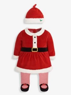 Jojo Maman Bebe JoJo Maman Bébé Red 2-Piece Mrs Christmas Outfit Set 12 Jojo Maman Bebe JoJo Maman Bébé Red 2-Piece Mrs Christmas Outfit Set -Jojo Maman Bebe 9BZ869s4