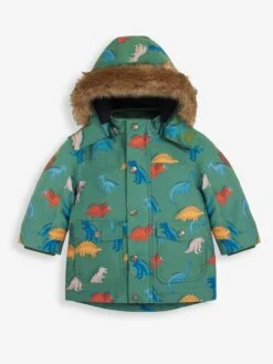 Jojo Maman Bebe JoJo Maman Bébé Dinosaur Print Parka Jacket