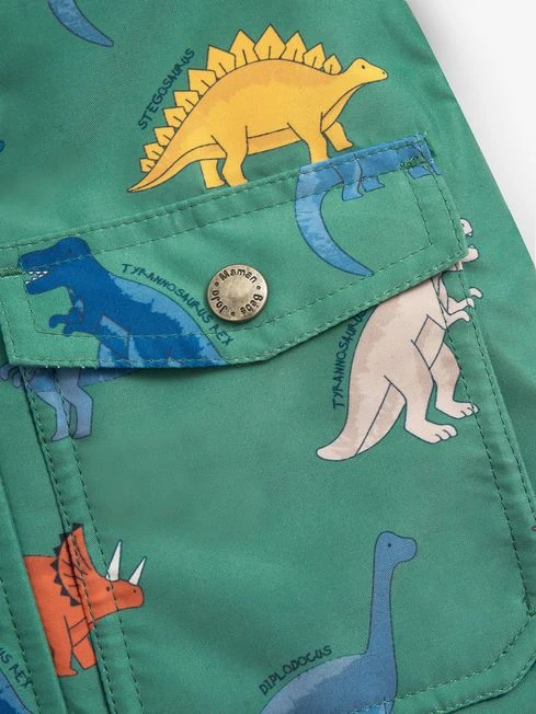 Jojo Maman Bebe JoJo Maman Bébé Dinosaur Print Parka Jacket 4 Jojo Maman Bebe JoJo Maman Bébé Dinosaur Print Parka Jacket - Image 2