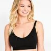 Emma Jane Black Emma-Jane Maternity & Nursing Padded Seamfree Bra -Jojo Maman Bebe A50904s