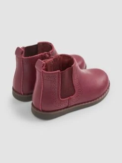 Jojo Maman Bebe JoJo Maman Bébé Berry Pretty Leather Chelsea Boots -Jojo Maman Bebe C03000s3
