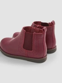 Jojo Maman Bebe JoJo Maman Bébé Berry Pretty Leather Chelsea Boots -Jojo Maman Bebe C03000s4
