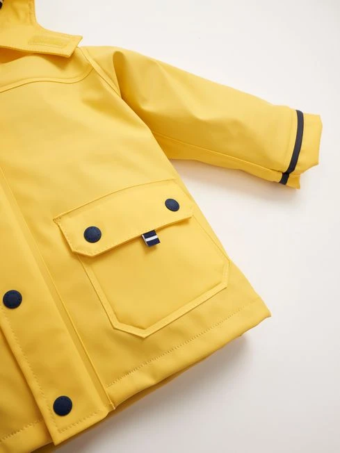 Jojo Maman Bebe JoJo Maman Bébé Yellow Waterproof Fisherman's Jacket 5 Jojo Maman Bebe JoJo Maman Bébé Yellow Waterproof Fisherman's Jacket - Image 3