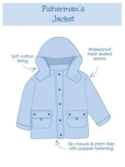 Jojo Maman Bebe JoJo Maman Bébé Yellow Waterproof Fisherman's Jacket 18 Jojo Maman Bebe JoJo Maman Bébé Yellow Waterproof Fisherman's Jacket -Jojo Maman Bebe C04434s8