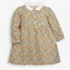 Jojo Maman Bebe JoJo Maman Bébé Cream Russet Apple Print Peter Pan Dress -Jojo Maman Bebe C06 876s
