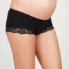 Jojo Maman Bebe JoJo Maman Bébé Black 3-Pack Lace Trim Maternity Shorts 2 Jojo Maman Bebe JoJo Maman Bébé Black 3-Pack Lace Trim Maternity Shorts -Jojo Maman Bebe C06697s