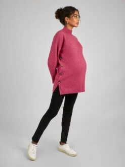 Jojo Maman Bebe JoJo Maman Bébé Pink Turtle Neck Maternity & Nursing Jumper -Jojo Maman Bebe C06722s3