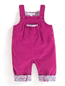 Jojo Maman Bebe JoJo Maman Bébé Raspberry Pretty Cord Dungarees -Jojo Maman Bebe C08905s3
