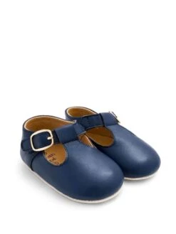 Jojo Maman Bebe JoJo Maman Bébé Navy Kids' Classic Leather Pre-Walker Shoes