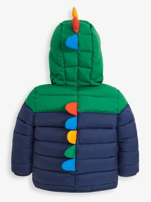 Jojo Maman Bebe JoJo Maman Bébé Dinosaur Navy Cosy Puffer Jacket 7 Jojo Maman Bebe JoJo Maman Bébé Dinosaur Navy Cosy Puffer Jacket - Image 5