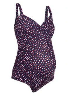Jojo Maman Bebe JoJo Maman Bébé Navy Spot Maternity Swimsuit 7 Jojo Maman Bebe JoJo Maman Bébé Navy Spot Maternity Swimsuit -Jojo Maman Bebe C20587s3
