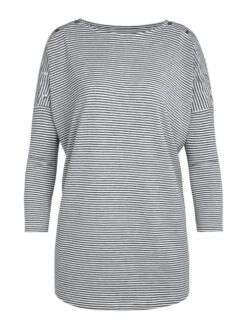 Jojo Maman Bebe JoJo Maman Bébé Marl Grey Shoulder Opening Maternity & Nursing Top -Jojo Maman Bebe C20883s4