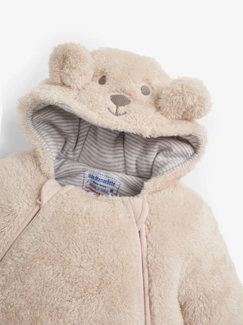 Jojo Maman Bebe JoJo Maman Bébé Mocha Bear Cosy Pramsuit 7 Jojo Maman Bebe JoJo Maman Bébé Mocha Bear Cosy Pramsuit - Image 5