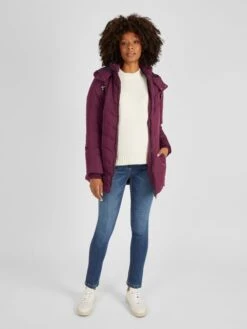 Jojo Maman Bebe 38 Jojo Maman Bebe JoJo Maman Bébé Wine 2-in-1 Maternity Puffer Jacket