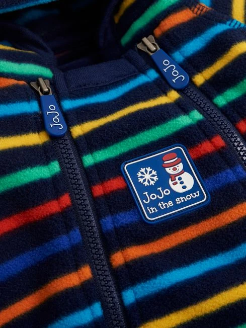 Jojo Maman Bebe JoJo Maman Bébé Rainbow Boys' Stegosaurus Cosy Polarfleece All-In-One 5 Jojo Maman Bebe JoJo Maman Bébé Rainbow Boys' Stegosaurus Cosy Polarfleece All-In-One - Image 3