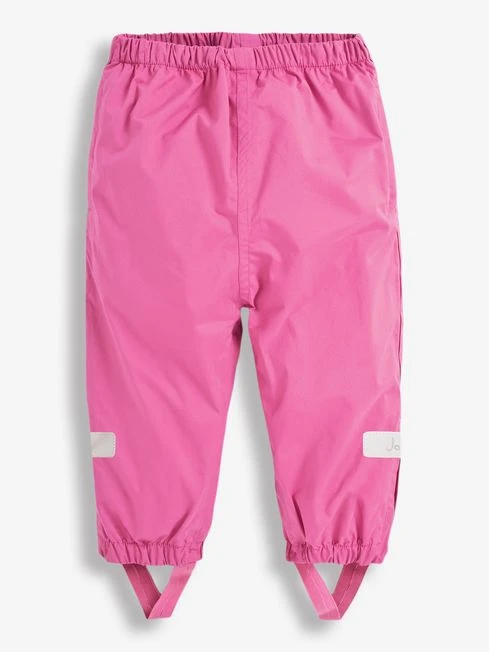 Jojo Maman Bebe JoJo Maman Bébé Fuchsia Kids' Pack-Away Waterproof Trousers 3 Jojo Maman Bebe JoJo Maman Bébé Fuchsia Kids' Pack-Away Waterproof Trousers