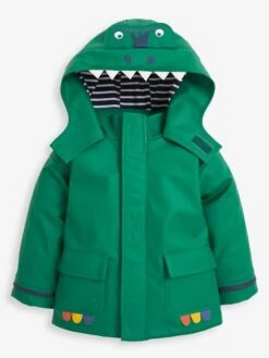 Jojo Maman Bebe 3 Jojo Maman Bebe JoJo Maman Bébé Green Dinosaur Waterproof Jacket